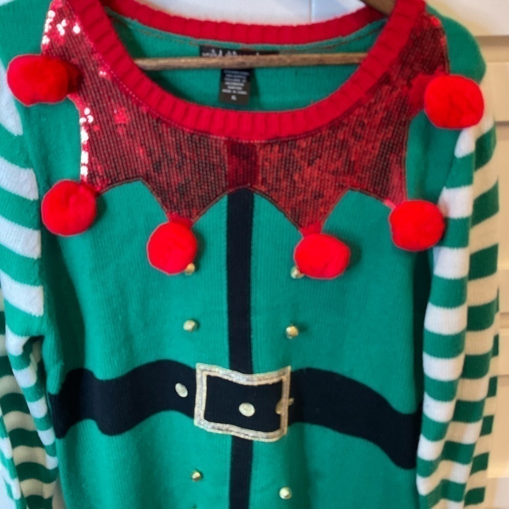 Ugly Christmas Sweater … Sweater dress - Picture 4 of 6